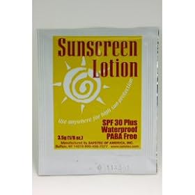 Safetec Sunscreen Lotion (packet) (case of 1000)