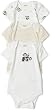 Little Me Monkey 3 Pack Bodysuit, Ivory Multi, 3 Months