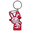 Happy Bunny 'Kiss My Behind' Plastisol Key Chain