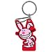 Happy Bunny 'Kiss My Behind' Plastisol Key Chain