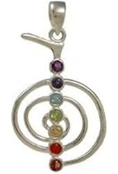 Cho Ku Rei REIKI Chakra Silver Pendant