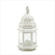 Mid White Moroccan Lantern