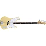 Fender Mike Dirnt Precision Bass® with Rosewood Fretboard and Deluxe Gig Bag - Vintage White