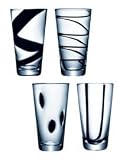 Review LSA G088-13-771 / LSA Black Jazz Highball Glasses - Set of 4