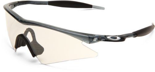 Oakley Men's M-Frame Sweep Photochromic Sport Sunglasses,Crystal Black Frame/Clear/Black Lens,one size