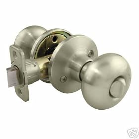 Sturbridge Series - Satin Nickel - Passage Doorknobs by Everyday Warehousers