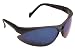 MSA Safety Works Custom Fit Safety Glasses with Blue Mirror Lens #10020586