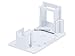 Monoprice Keystone Jack Surface Mount Box - 1-Port, Jack Not Included, UL Listed, TAA, Zip Tie Included, No Logo, White