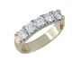 Pious 14K Gold Diamond Anniversary Band
