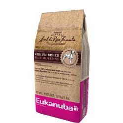 Eukanuba Natural Adult Medium Breed Lamb and Rice Formula Dry Dog Food