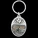 Pewter NHL Team Key Ring - Dallas Stars