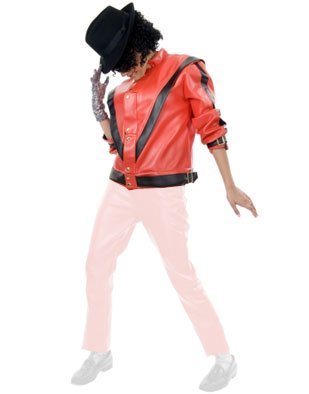 Adult Small Red Michael Jackson Thriller Costume Jacket