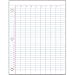 Tops(R) Data Pad, 9 Column & Summary, 3-Hole Punched, White