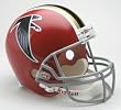 Atlanta Falcons 1966-69 Throwback Riddell Deluxe Replica Helmet - Football Sports Merchandise