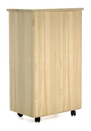 Ewins 8 Drawer Hobby, Craft, or Storage Mobile Pine Tower Cart - Office Storage