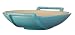 Le Creuset Stoneware Wok Dish-Caribbean