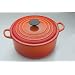 Le Creuset Cast Iron Round Casserole, Volcanic, 18 cm