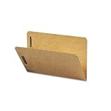 Smead 19813 - Kraft K Style Fastener Folders, Straight Cut, Top Tab, Legal, Brown, 50/Box