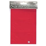 100 Count Red Deck Protector Sleeves