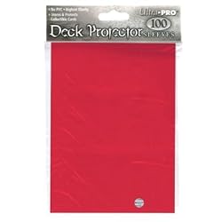 100 Count Red Deck Protector Sleeves