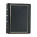 Wilson Jones Minute Book, Bound, Locking Spine, 250 Page Capacity, Black, 11 x 8-1/2 Inches (W0395-11)