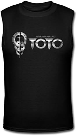 CZR fashion boy's Toto popular shirt Men's Tank Top Black XL