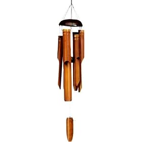 Asli Arts Model C101 Large Half Coconut Top Bamboo Chime