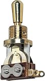 LP TOGGLE SWITCH GOLD/ METAL TIP