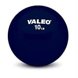 10 lb Weighted Fitness Ball with Soft Vinyl Covering