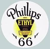 Husky Liners 00018 SignPast Phillips Ethyl 66 Round Reproduction Vintage Sign