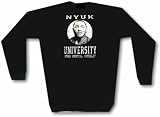 The Three Stooges Phi Beta Curly NYUK UNIVERSITY Men's Sweat Shirt in 2 colors Small thru 3XL