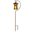 Mr. Light Copper Plated Stainless Steel Lantern with Shepherd's Hook