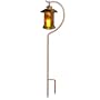 Mr. Light Copper Plated Stainless Steel Lantern with Shepherd's Hook