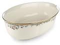 Lenox Spring Vista Gold Banded Ivory China Open Vegetable Bowl