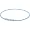 Phiten, Titanium Star Necklace, Light Blue, 22-Inches