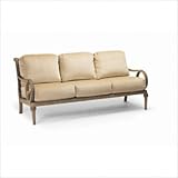 IMAGE OF South Shore Wicker Sofa with Cushions Fabric: Barkley - Harvest