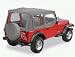 BESTOP 51120-09 Replace-A-Top; Soft Top; w/Half Door Skins; Charcoal;