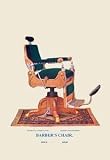 Paper poster printed on 20 x 30 stock. Barber's Chair #75