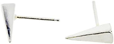 Spike Stud Earrings-Sterling Silver