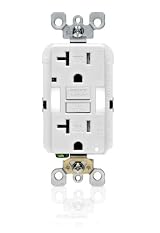 20 Amp, Slim Guide Light GFCI, SmartLockPro, Monochromatic, Back and Side Wired, Self-Grounding Clip Included, Tamper Resistant