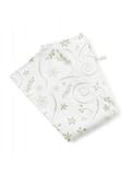 Addis Organics Tea Towels Crmgrn Pack Of 24
