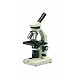National Optical 131-SPMS Intermediate and High School Inclined Monocular Compound Microscope, Widefield 10x Eyepiece, DIN 4x, 10x, 40xR and 100xR Achromatic Objective, 20 Watt Tungsten Bulb Light Source, 110V