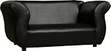 Fantasy Furniture Fancy Sofa, Black