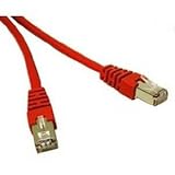 Cables To Go 27272 Shielded Cat5E Molded Patch Cable, Red (50 Feet/15.24 Meters)