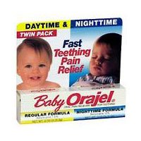 Baby Orajel Daytime and Nighttime Twinpack For Fast Teething Pain Relief - 0.18 Oz