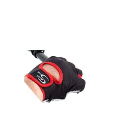 Sport DirectTM Bicycle Bike Lycra Mitts Black/Red RRP �7.99