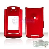 SOLID SNAP-ON PROTECTOR HARD COVER CASE (With Optional Swivel Belt Clip) for GSM MOTOROLA RAZR2 V9 (Choose from Blue, Black, Pink, Hot Pink, Red, White)