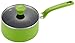 T-fal C96824 Excite Nonstick Thermo-Spot Dishwasher Safe Oven Safe PFOA Free Sauce Pan Cookware, 3-Quart, Green