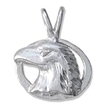 Sterling Silver Eagle Head Charm