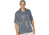 Boca Classics IslandWear Swiss Blue Palm Shirt